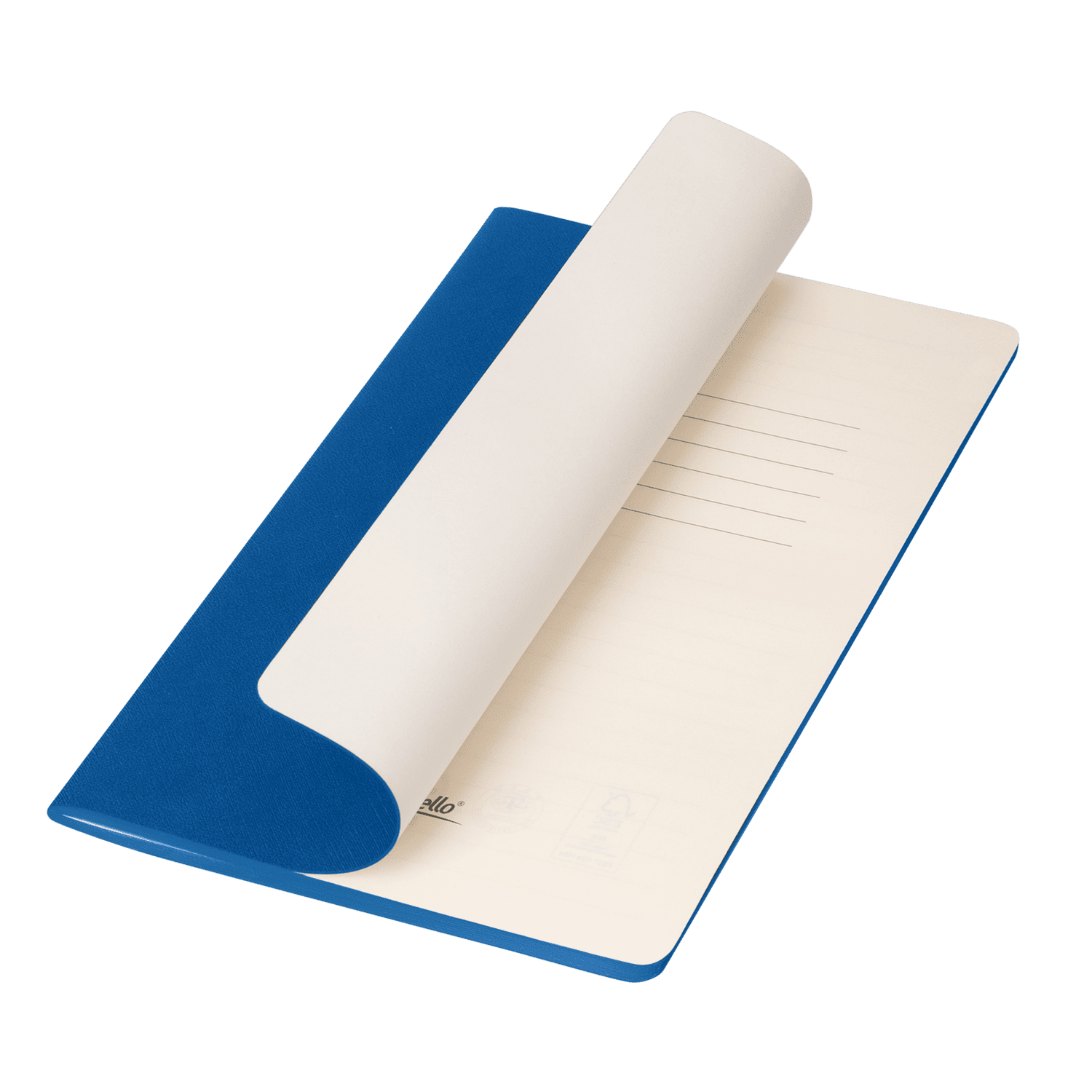 Блокнот Corsa slim, ярко-синий-0