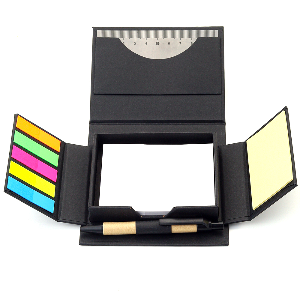 Набор для записей со стикерами Notora, Черный-1