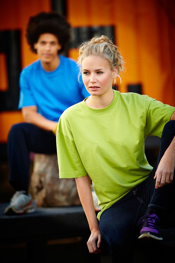 Футболка мужская Heavy, желтая-1