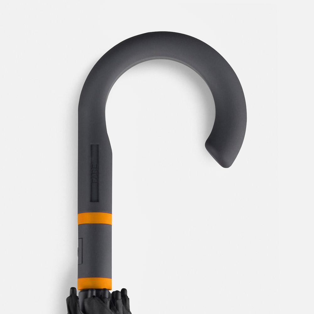 Зонт-трость с цветными спицами Color Style, оранжевый-4