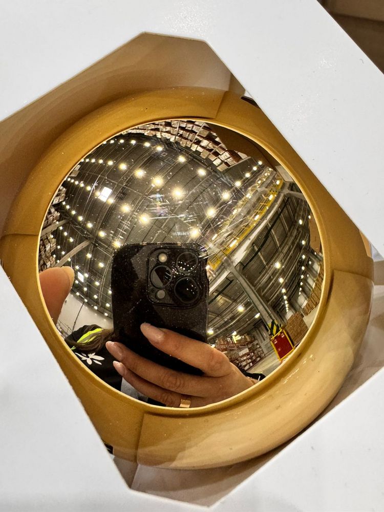 Оформительский шар Finery, 8 см, глянцевый золотистый-4