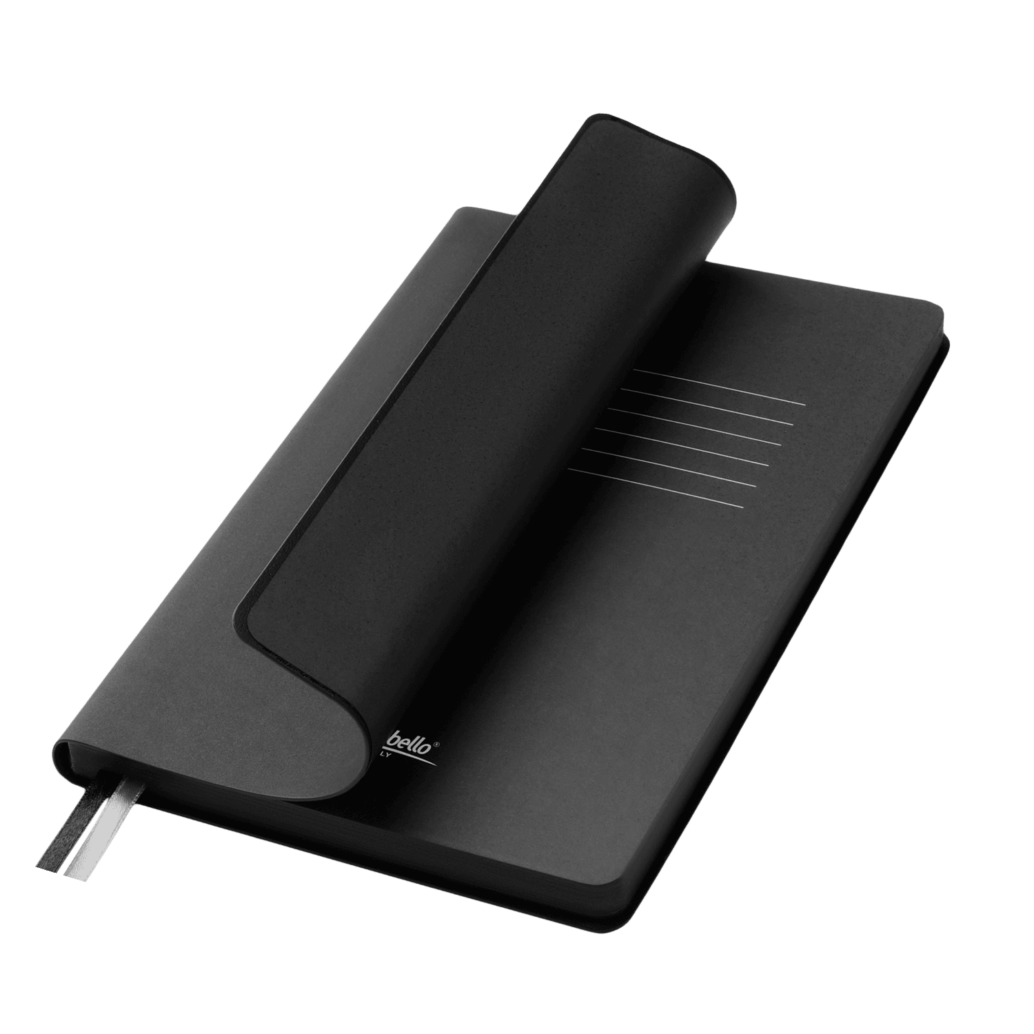 Ежедневник Мун Ривер (Moon River) недатированный, черный-0