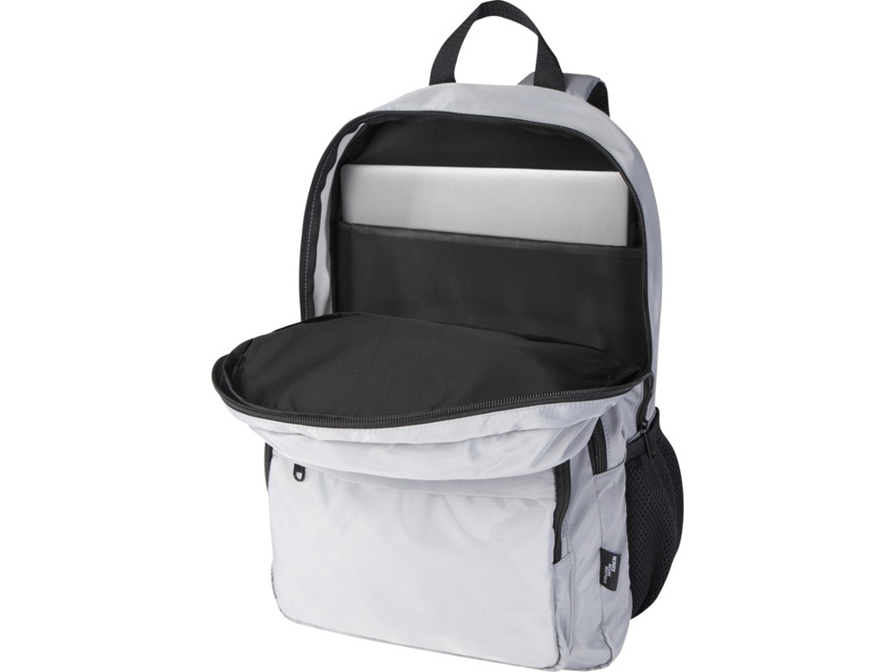Рюкзак для ноутбука Trend Plus 15GRS из переработанного материала объемом 20 литров, серый-3