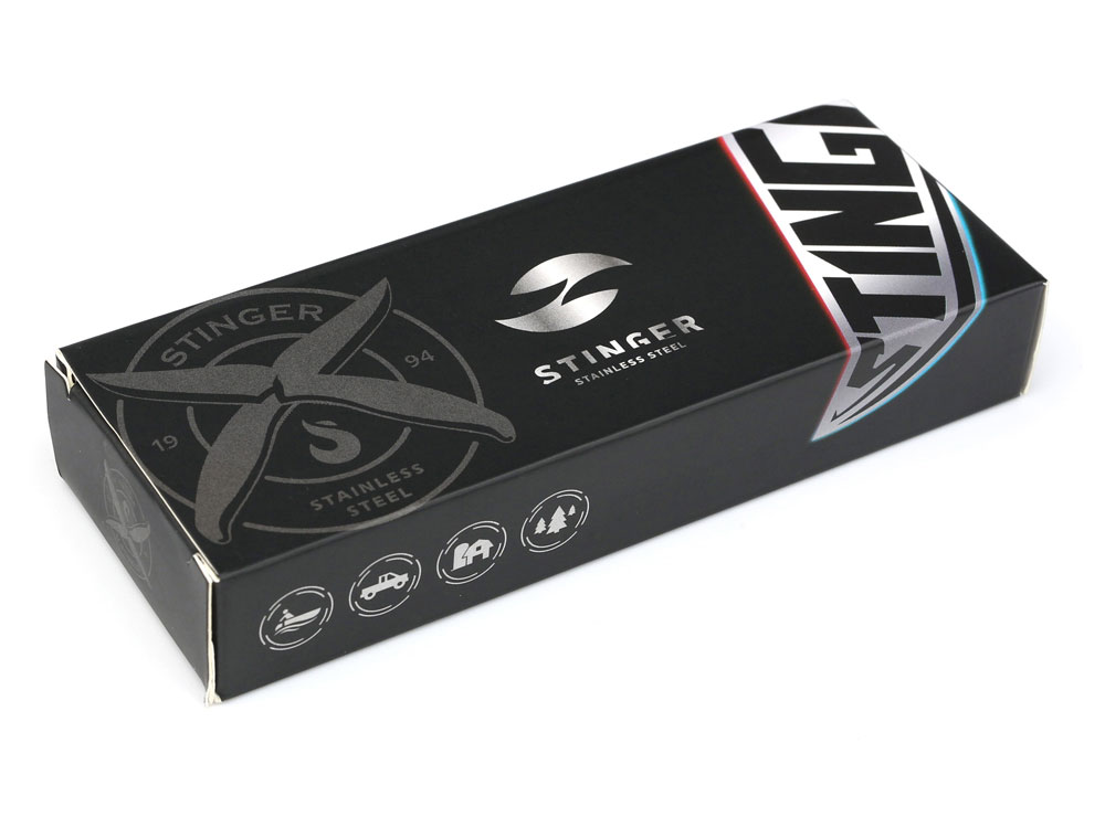 Мультитул Stinger, 105x40 мм, 13 функций, сталь, чёрный, в комплекте нейлоновый чехол-4