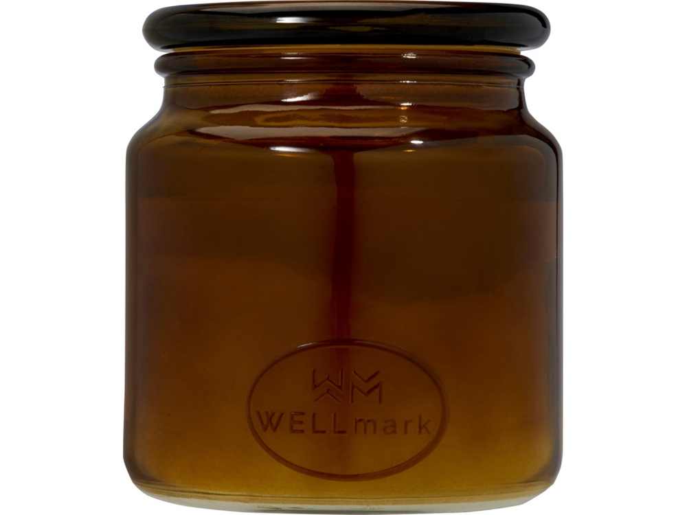 Ароматизированная свеча Wellmark Let's Get Cozy 650 г с ароматом кедрового дерева - Amber heather-1