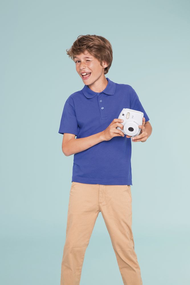 Рубашка поло детская Summer II Kids 170, белая-2
