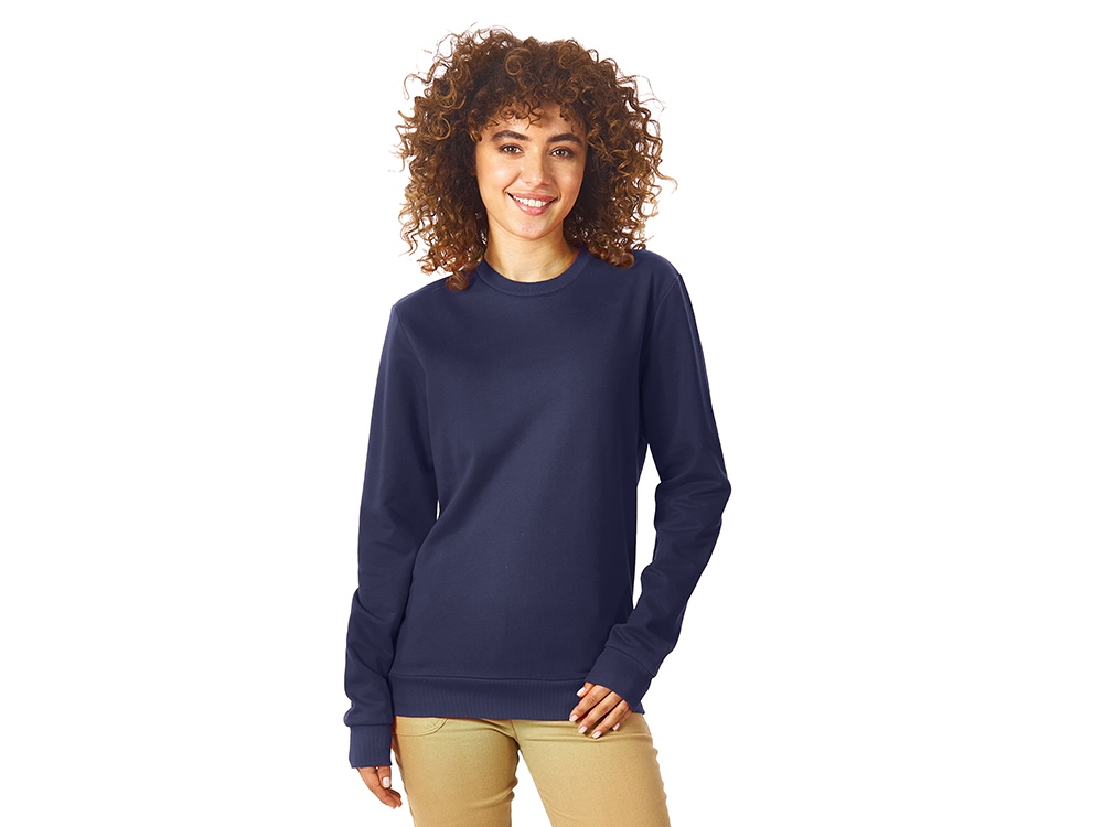 Свитшот Motion унисекс с начесом, нэви-2