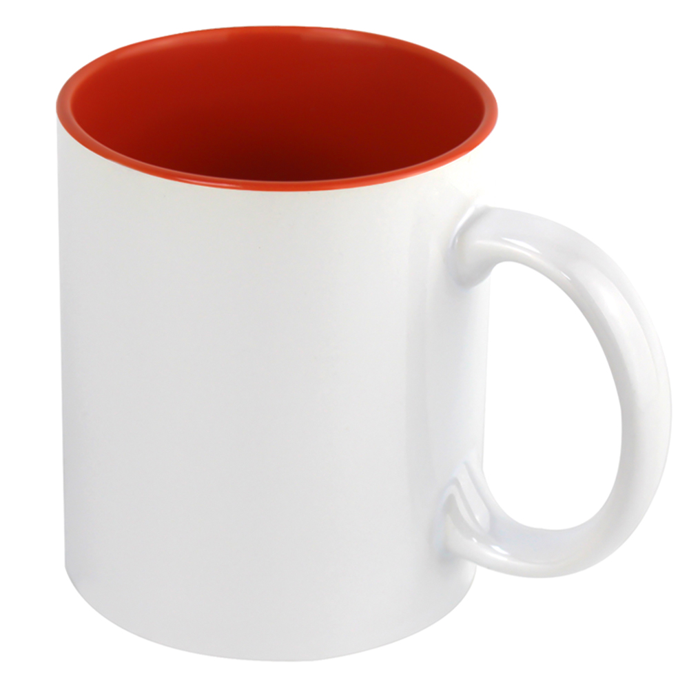 Кружка керамическая Честер, Оранжевый-0