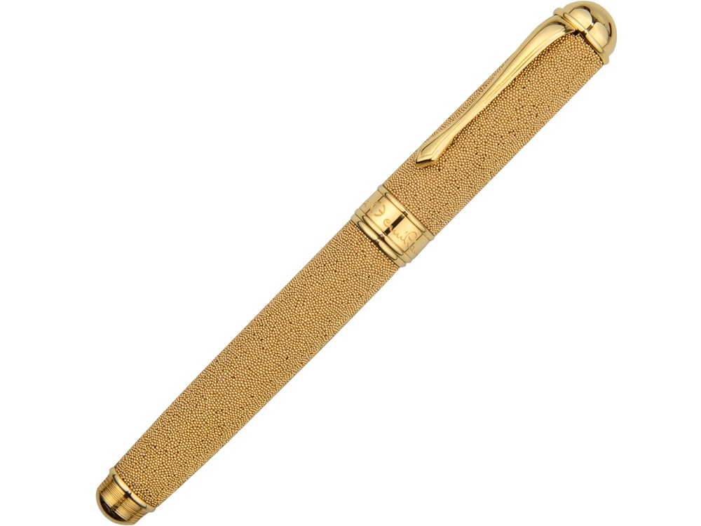 Ручка перьевая Cesare Emiliano в футляре, золотистый-0