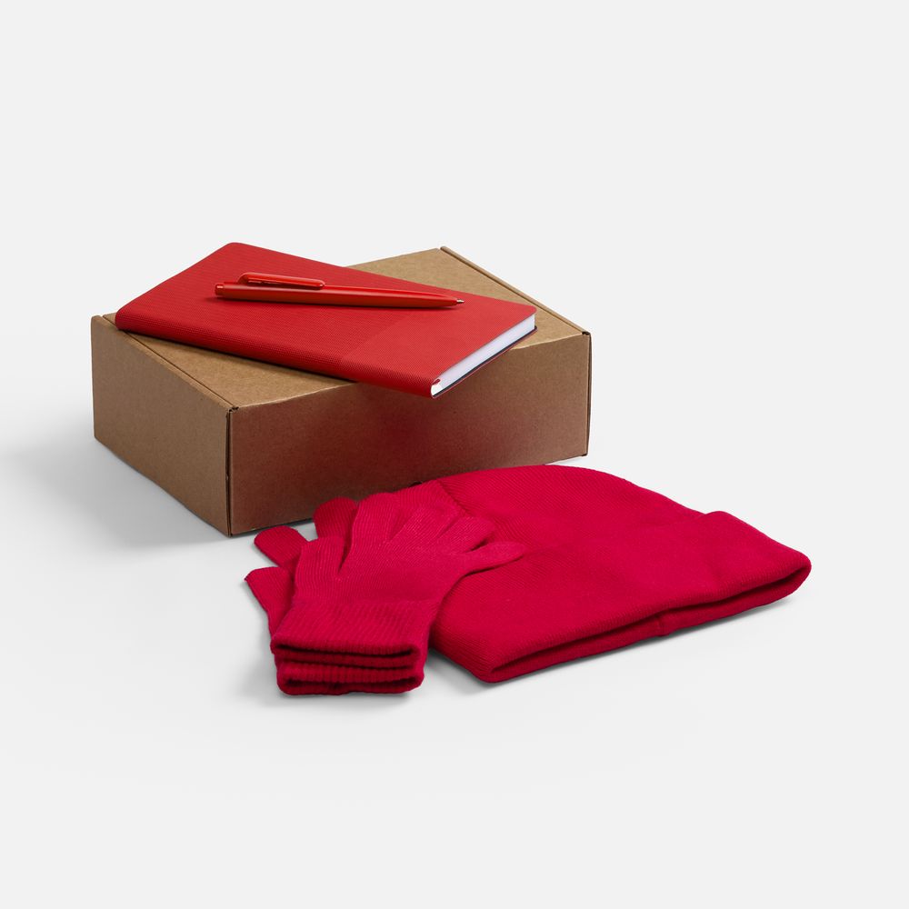 Набор Knit Warm, красный-0