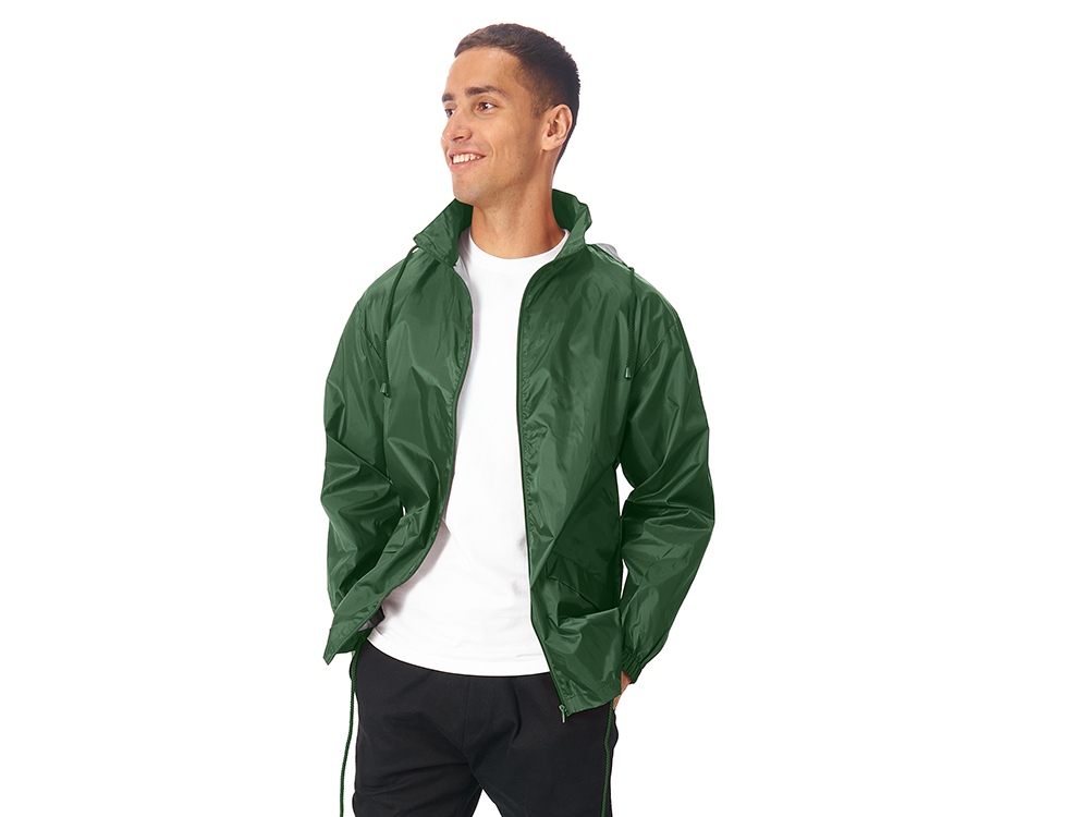 Ветровка Miami мужская с чехлом, зеленый-1