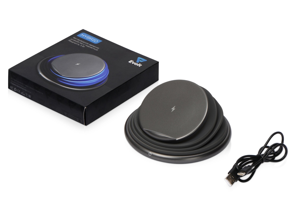 Беспроводное зарядное устройство с ночником Hybrid-6