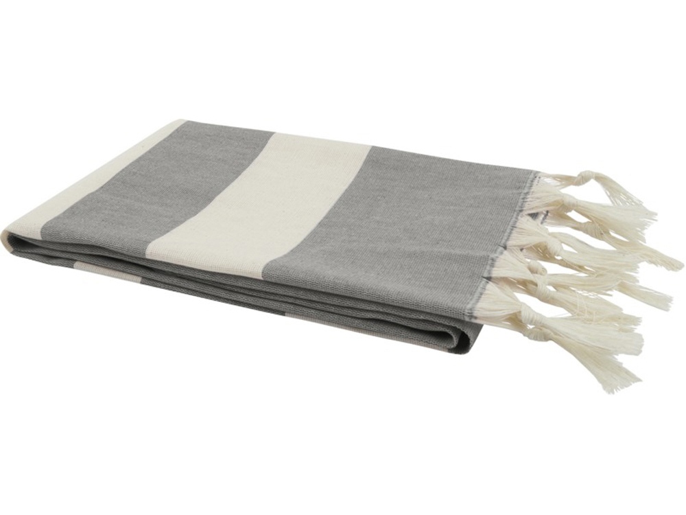 Anders полотенце для хаммама 147 x 75,5 см - сплошной черный-0