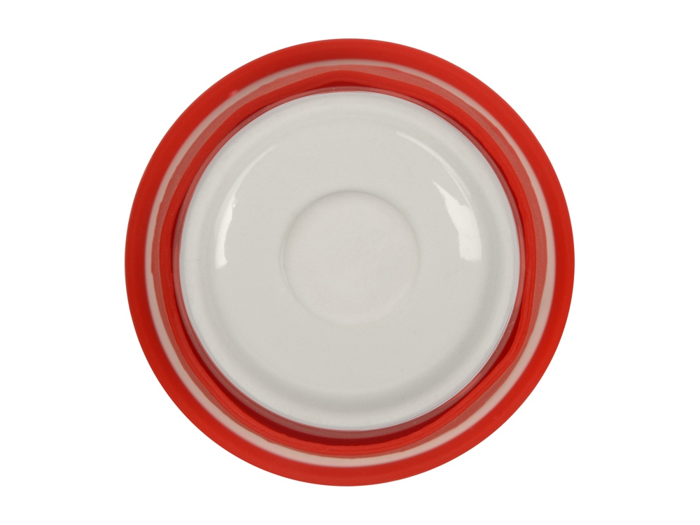 Фарфоровая кружка с двойными стенками Toronto, 300 мл, красный-4