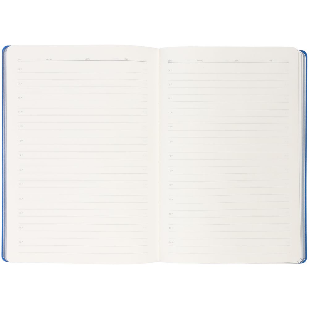 Ежедневник Flexpen Black, недатированный, черный с синим-4