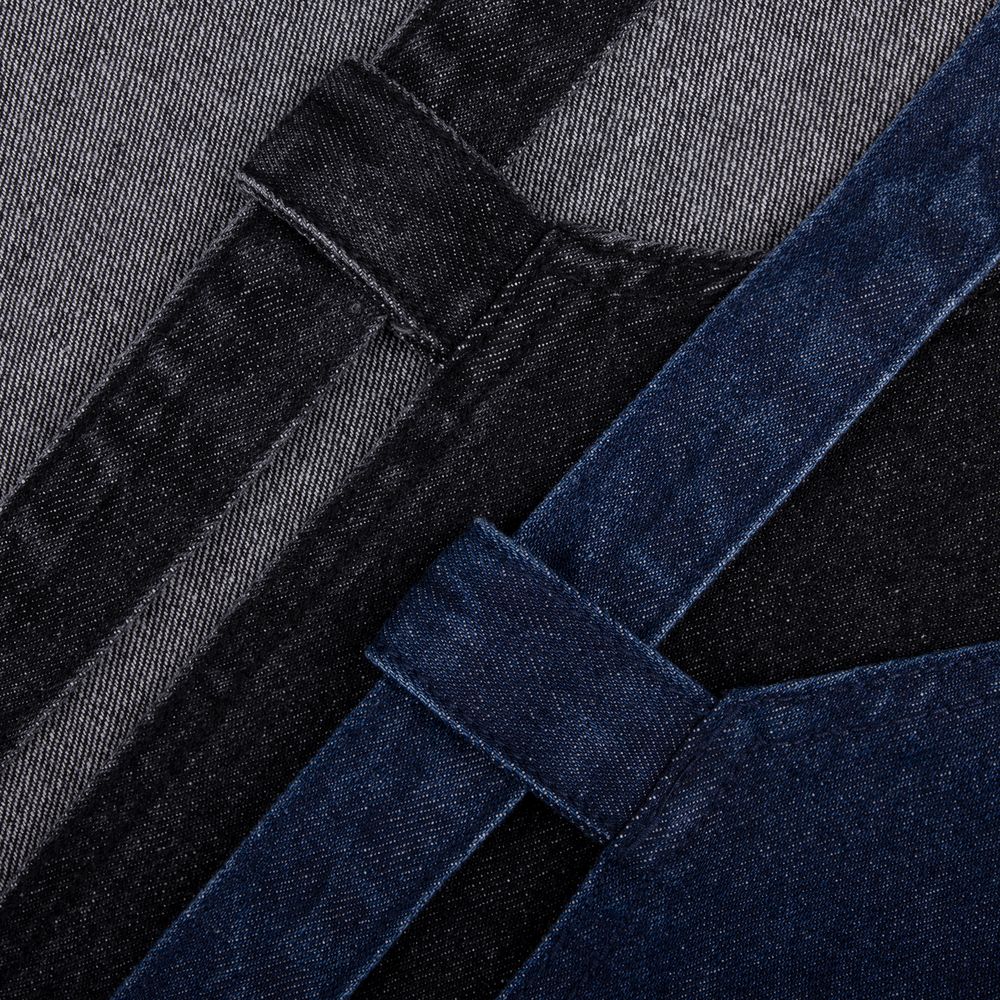 Фартук джинсовый E2, синий-6