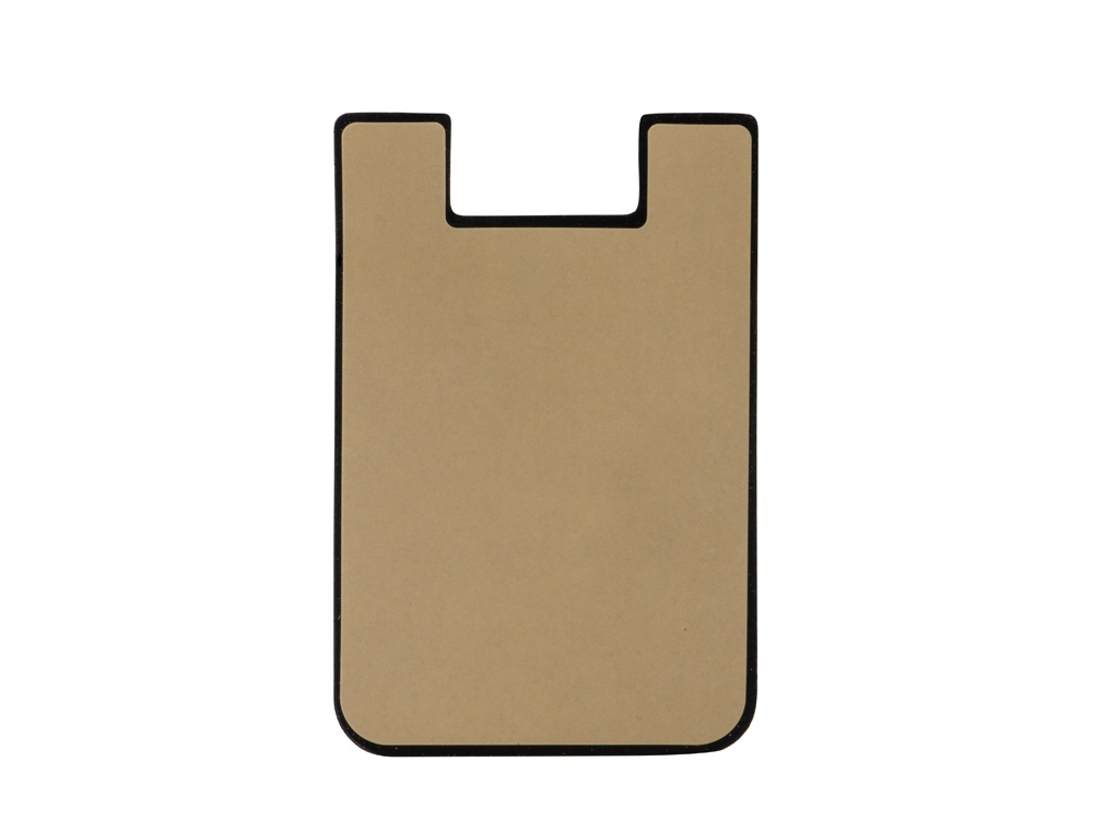 Картхолдер с креплением на телефон Gummy, черный-3