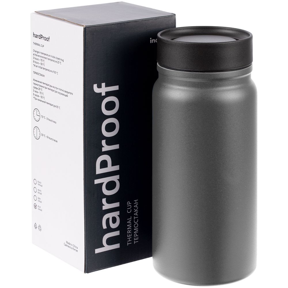 Термостакан Hardproof, серый-4