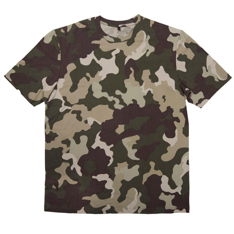 Футболка мужская START 150, зеленый камуфляж-2