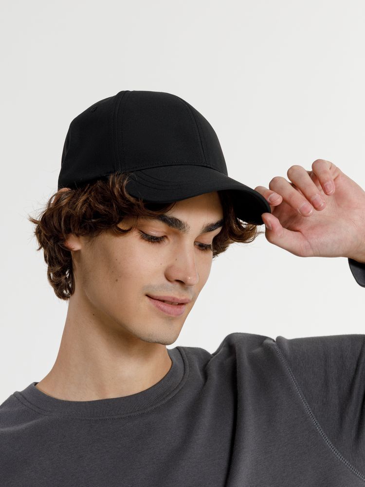 Бейсболка Cityscape, черная-4