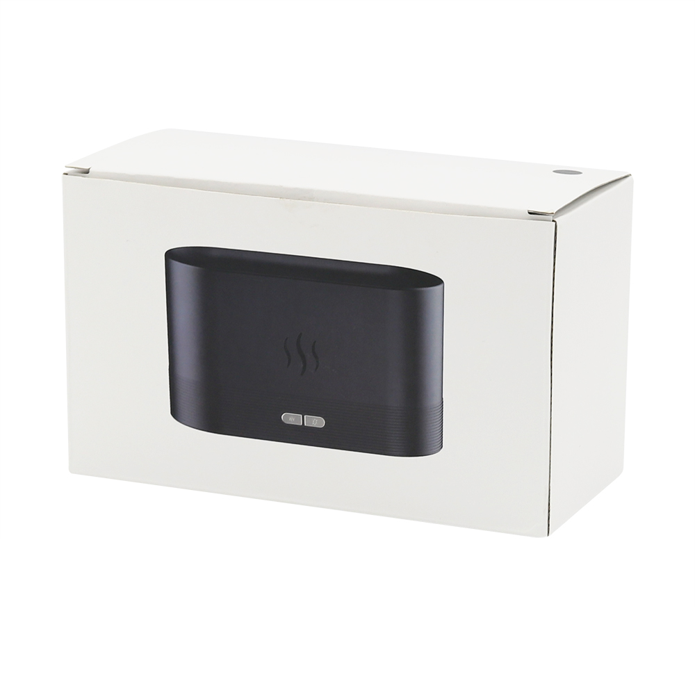 Светодиодный USB увлажнитель-ароматизатор Flame, Черный-4