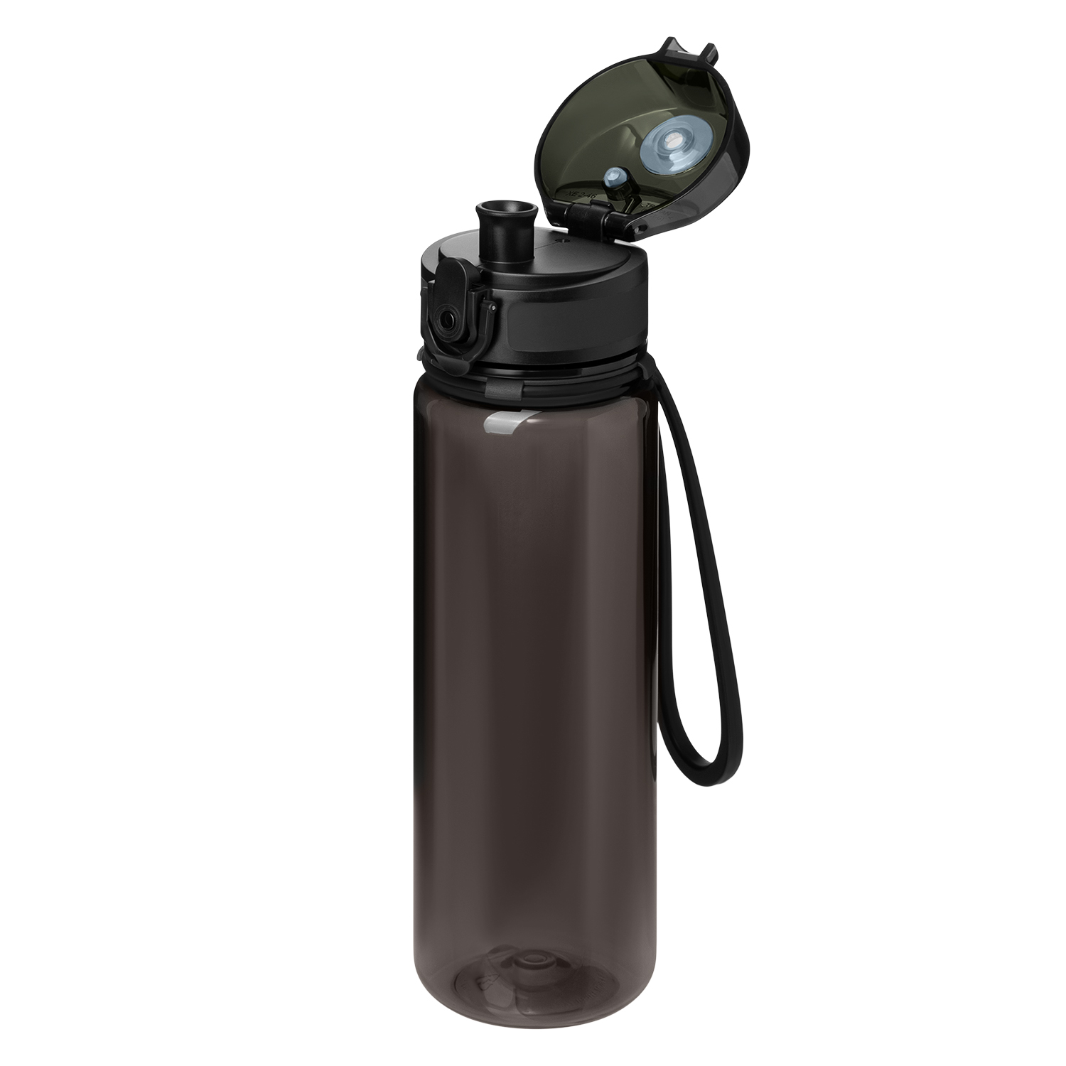 Бутылка для воды Como, черная-4