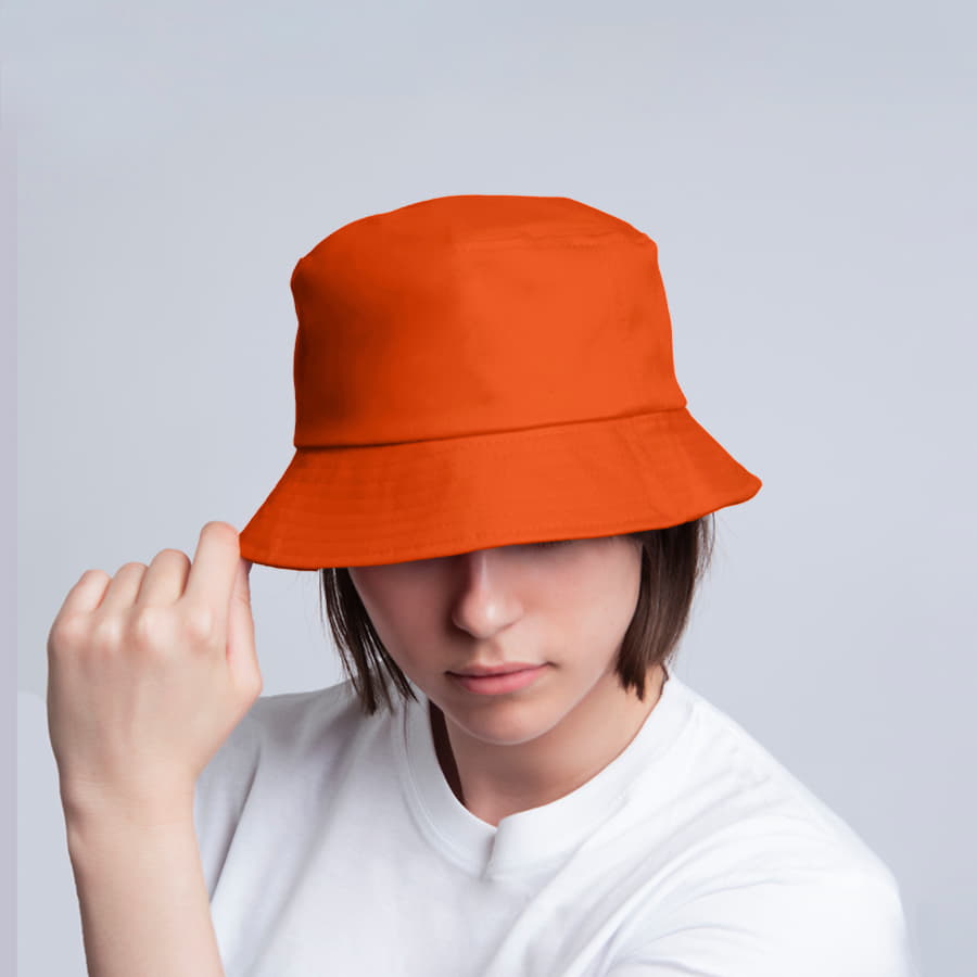 Хлопковая панама BRIM 250, оранжевый-1