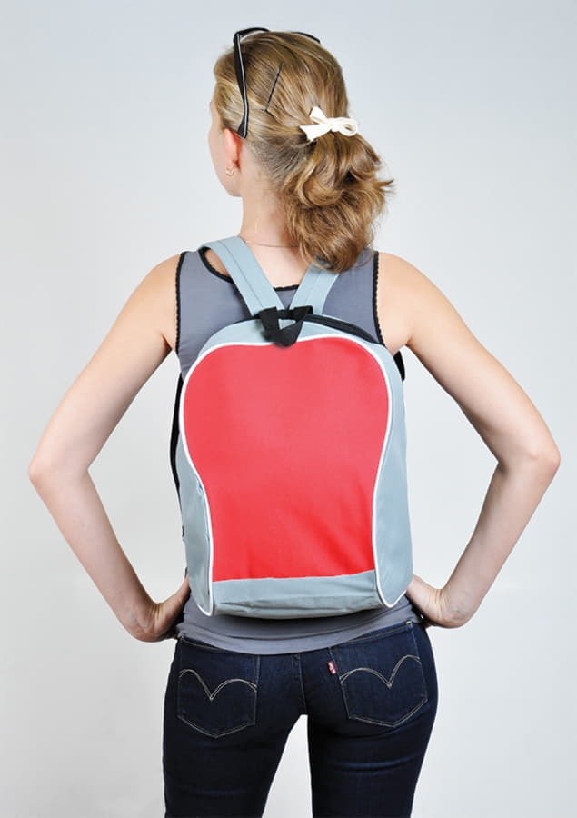 Промо-рюкзак FUN, ярко-красный-2