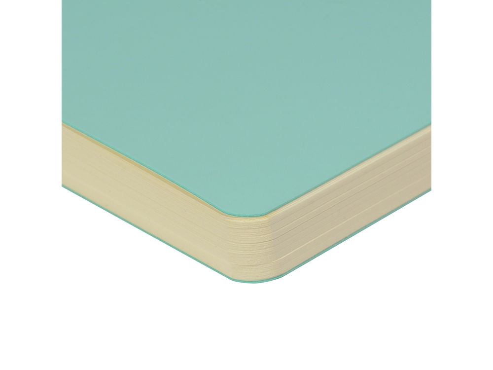 Скетчбук Sketch & Art в мягком переплете 145х145 мм, 100 л. бежевой бумаги 100 гр., мятный-1