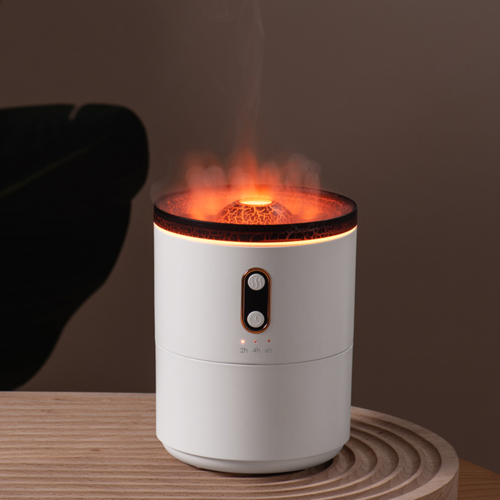 Светодиодный USB увлажнитель Volcano, Белый-4