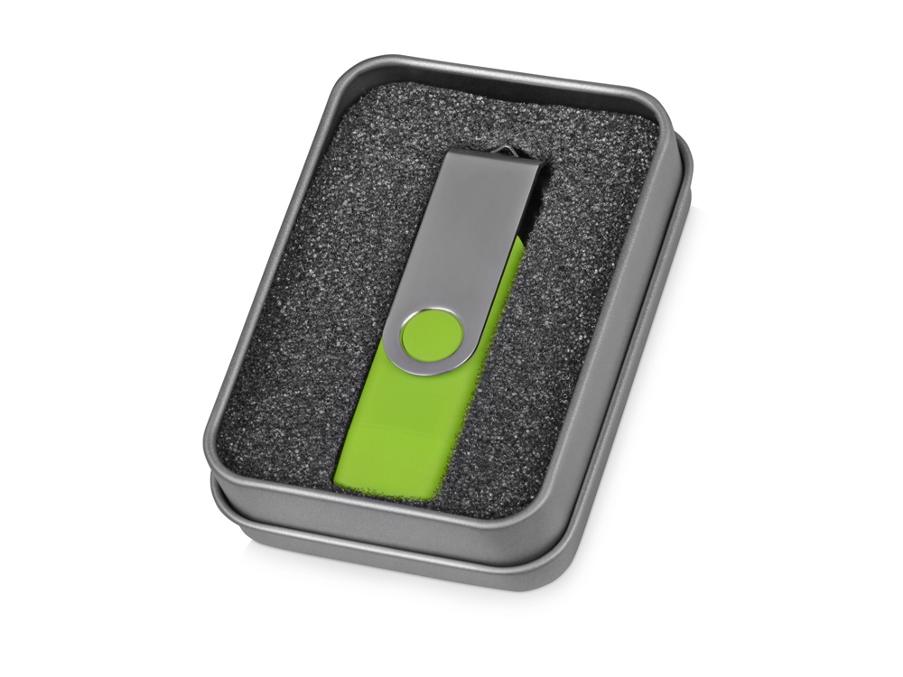 Коробка для флеш-карт Этан, серебристый-1