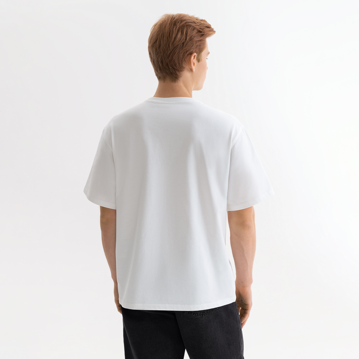 Футболка унисекс Раст (Rust), 240 гр., белая (теплый тон)-3