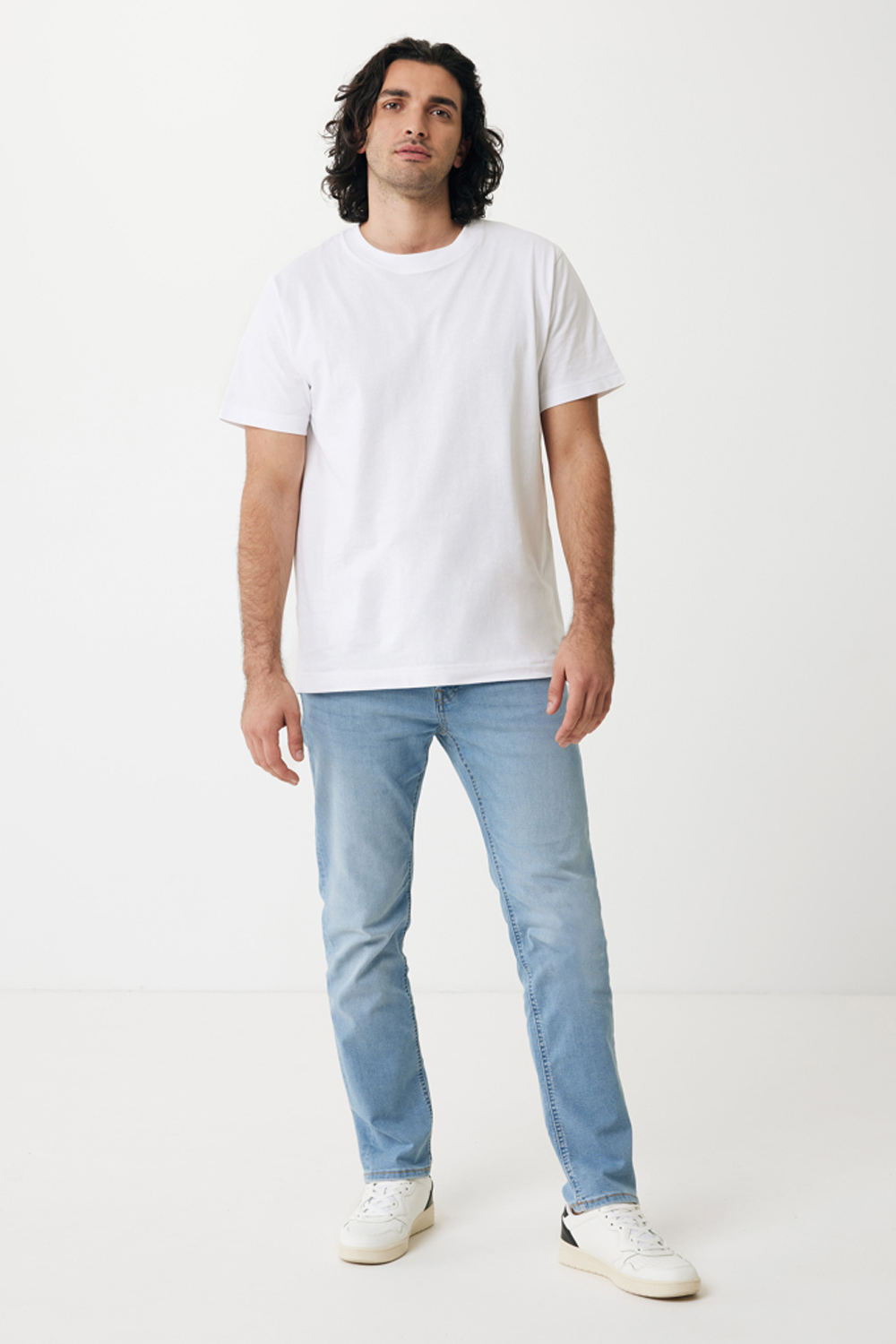 Футболка Iqoniq Kakadu из переработанного хлопка, свободный крой, унисекс, 180 г/м²-1