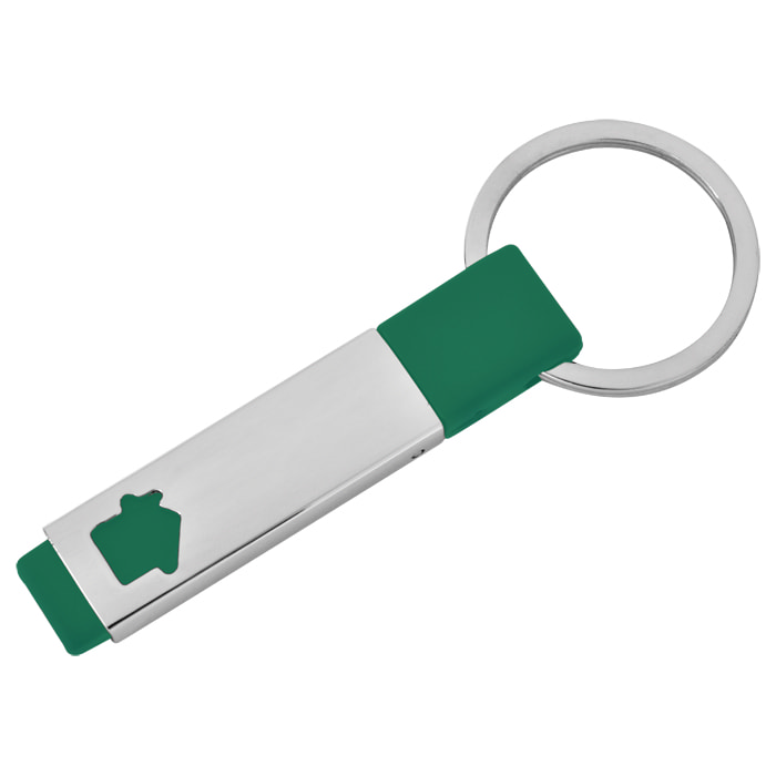 Брелок  "Домик", зеленый-0