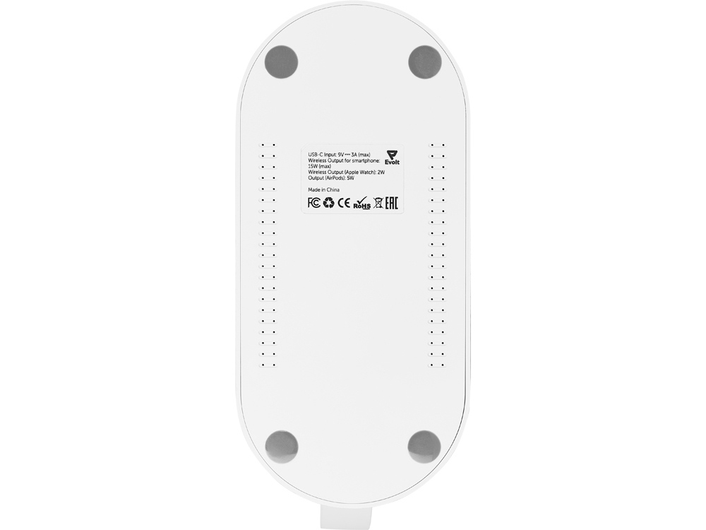 Беспроводная зарядная станция 4-в-1 Portal c лампой, 15 Вт, белый-8