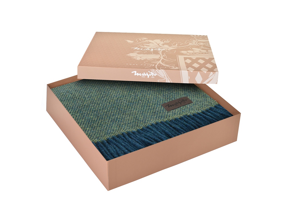 Плед MARZOTTO AREQUIPA 1004, зеленый-4