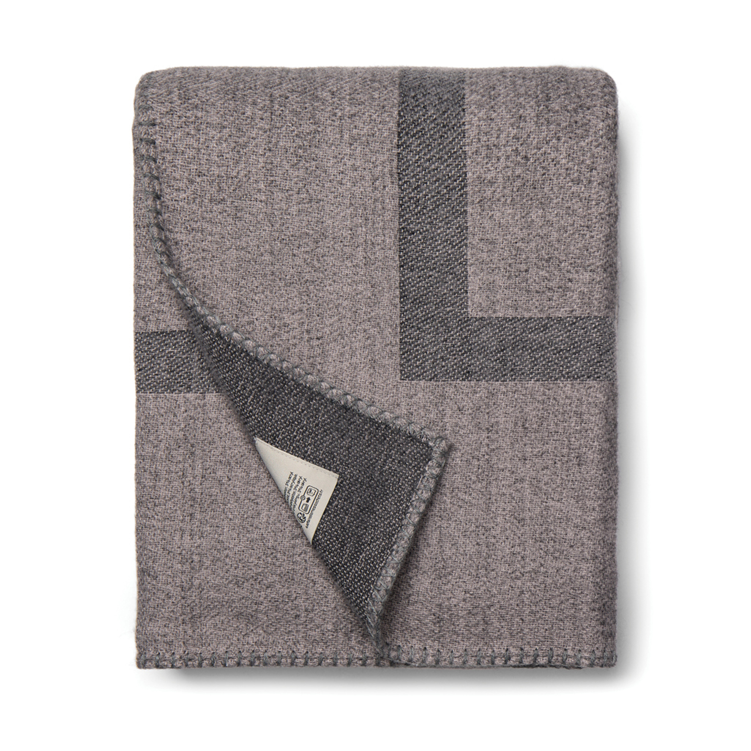 Плед VINGA Monogram из переработанного полиэстера GRS, 170x130 см-3