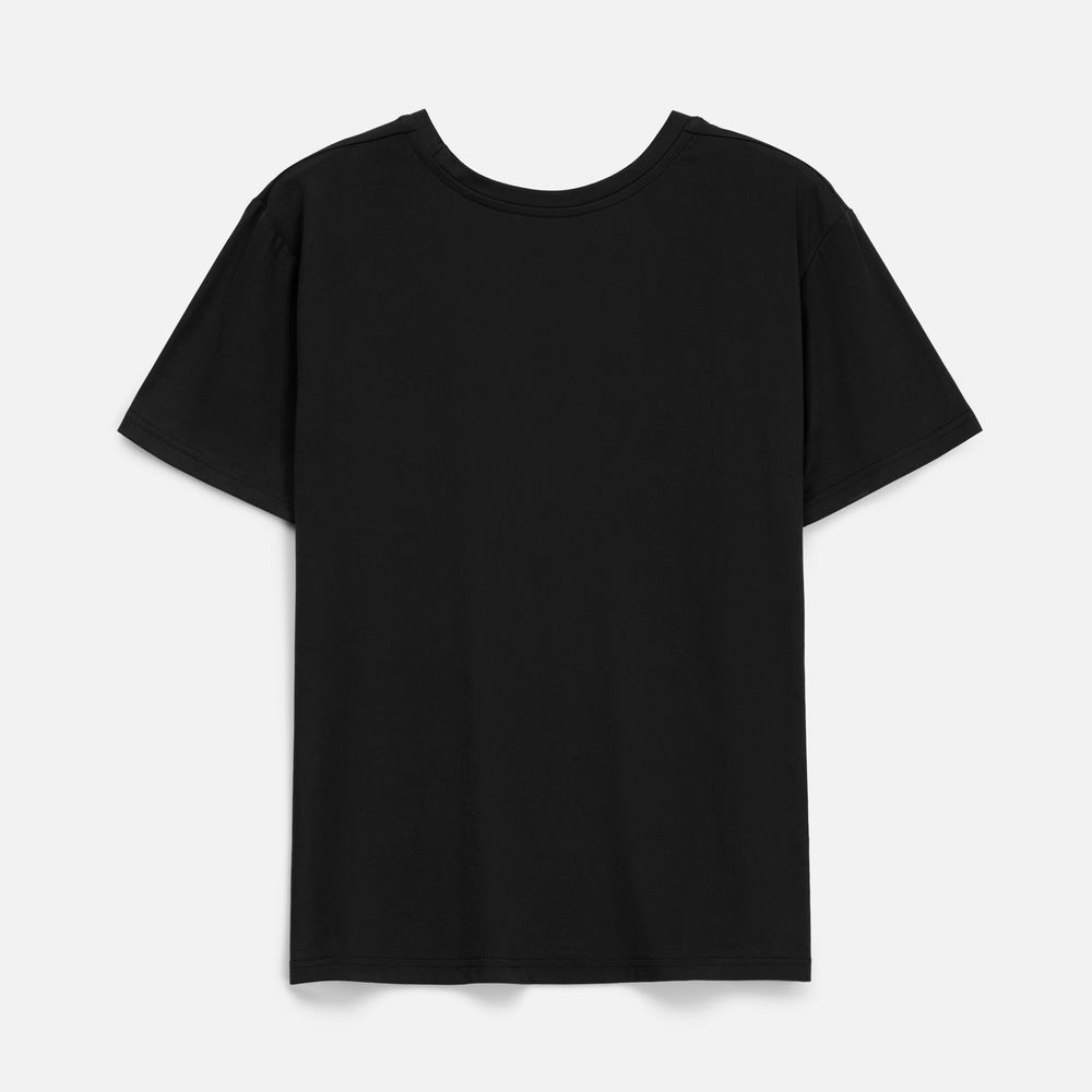 Футболка унисекс Senti, черная-1