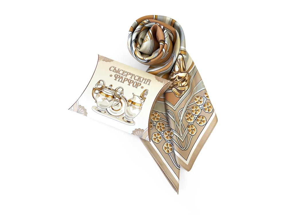 Платок Сысертский фарфор-6