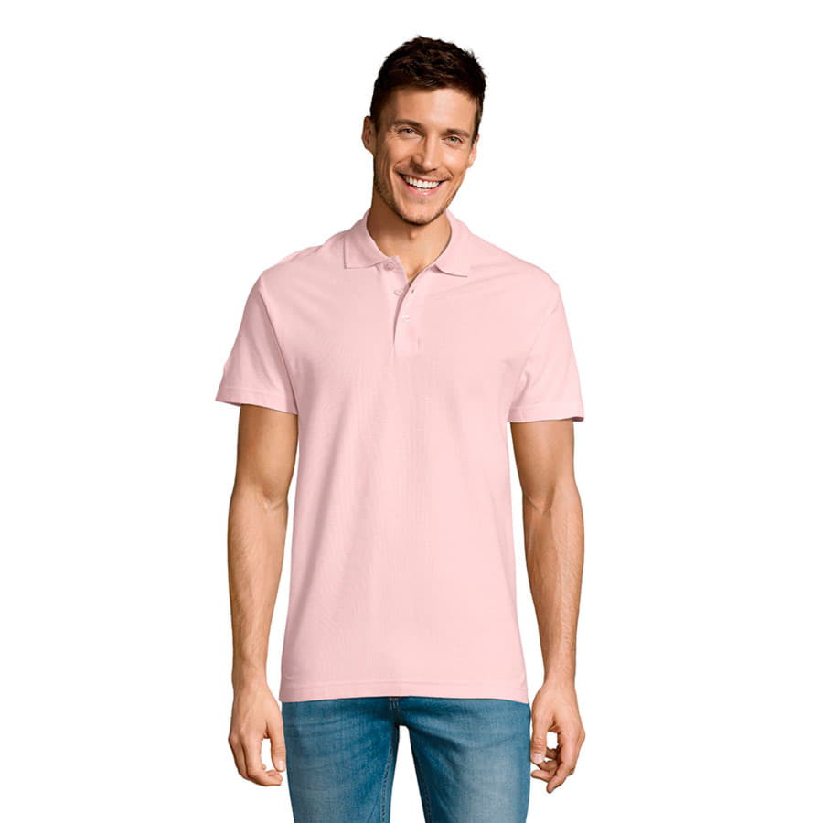 Рубашка поло мужская SUMMER II 170, розовый-3