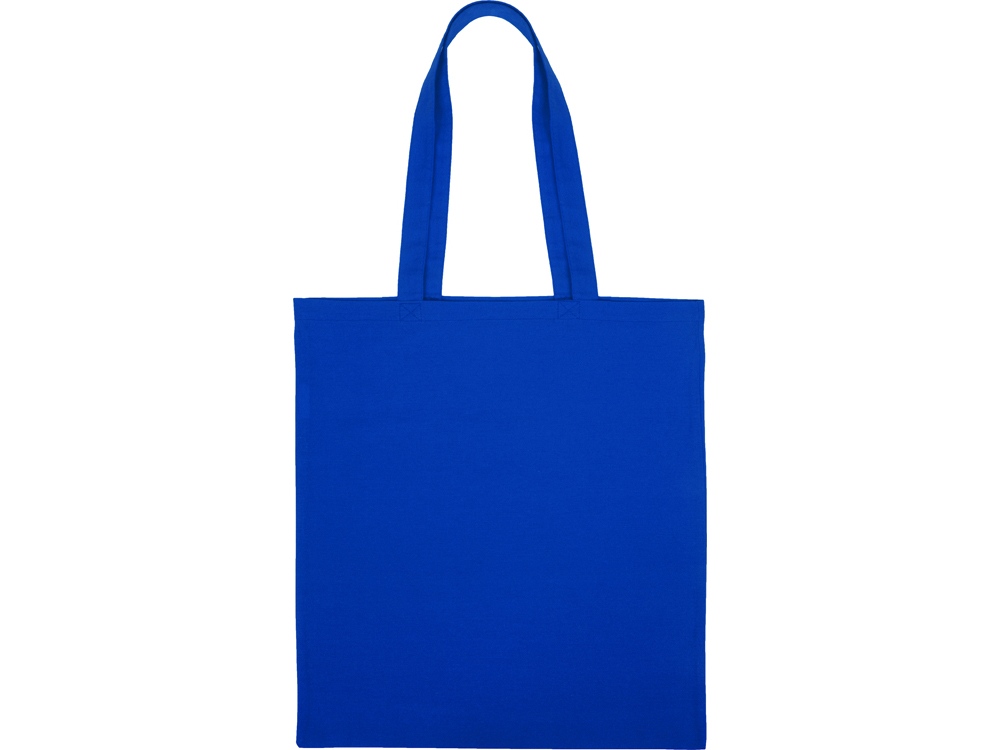 Сумка для шопинга Carryme 140 хлопковая, 140 г/м2, синий-3