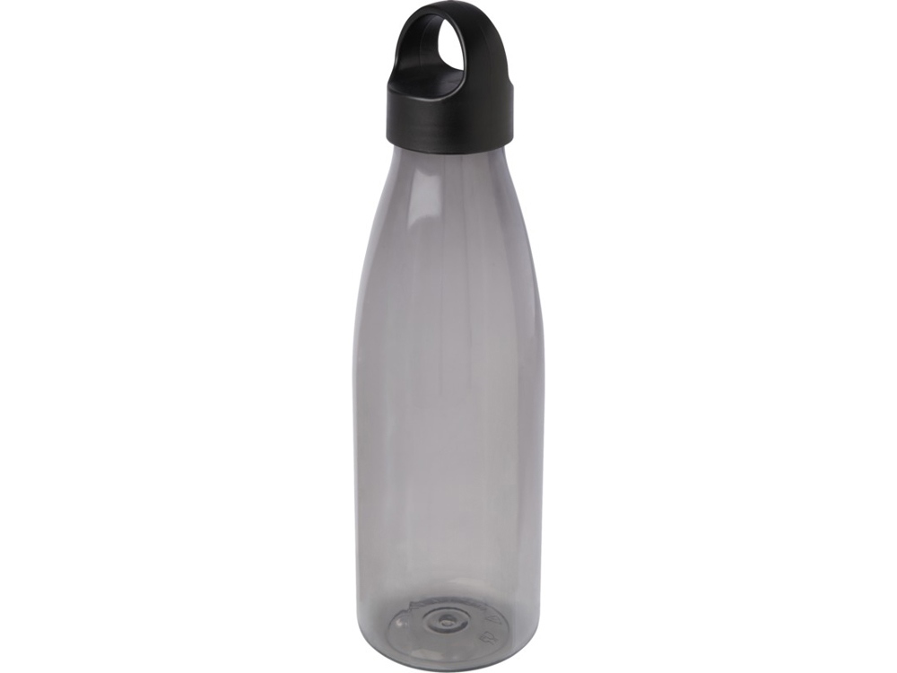 Bergen бутылка для воды объемом 800 мл из переработанной пластмассы, сплошной черный-2