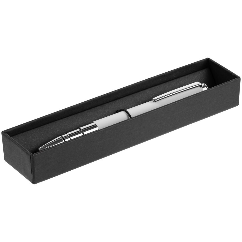 Ручка шариковая Kugel Chrome, белая-1