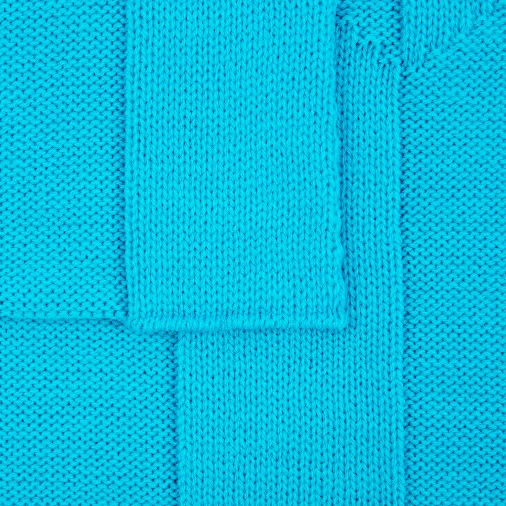 Плед Rombus, бирюзовый-4