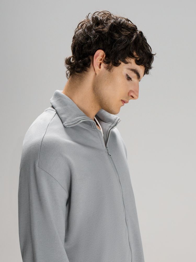 Толстовка унисекс Neofit, светло-серая-7