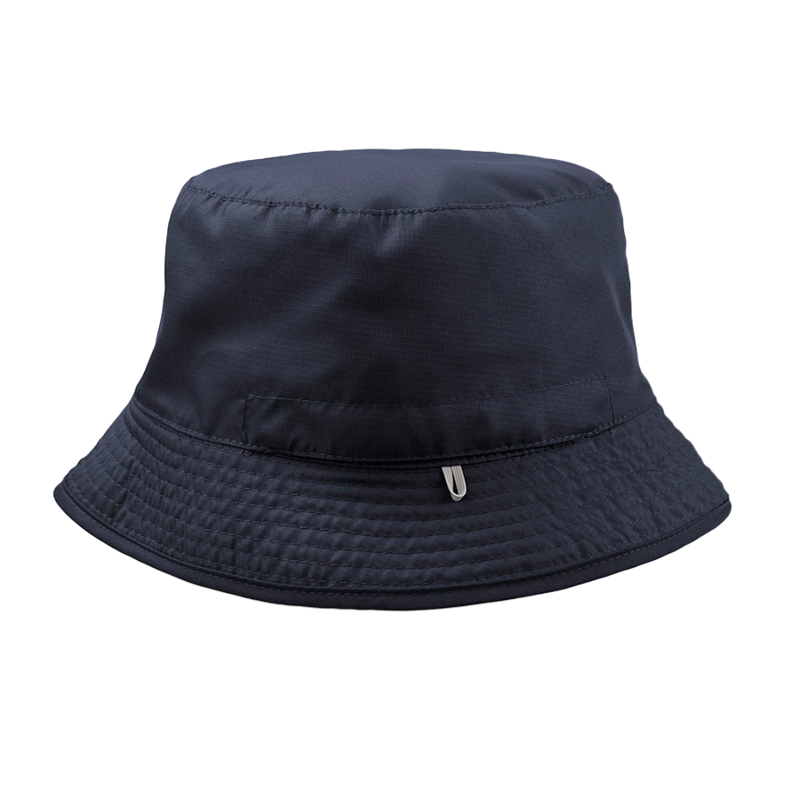 Панама BUCKET POCKET, темно-синий, серый-0