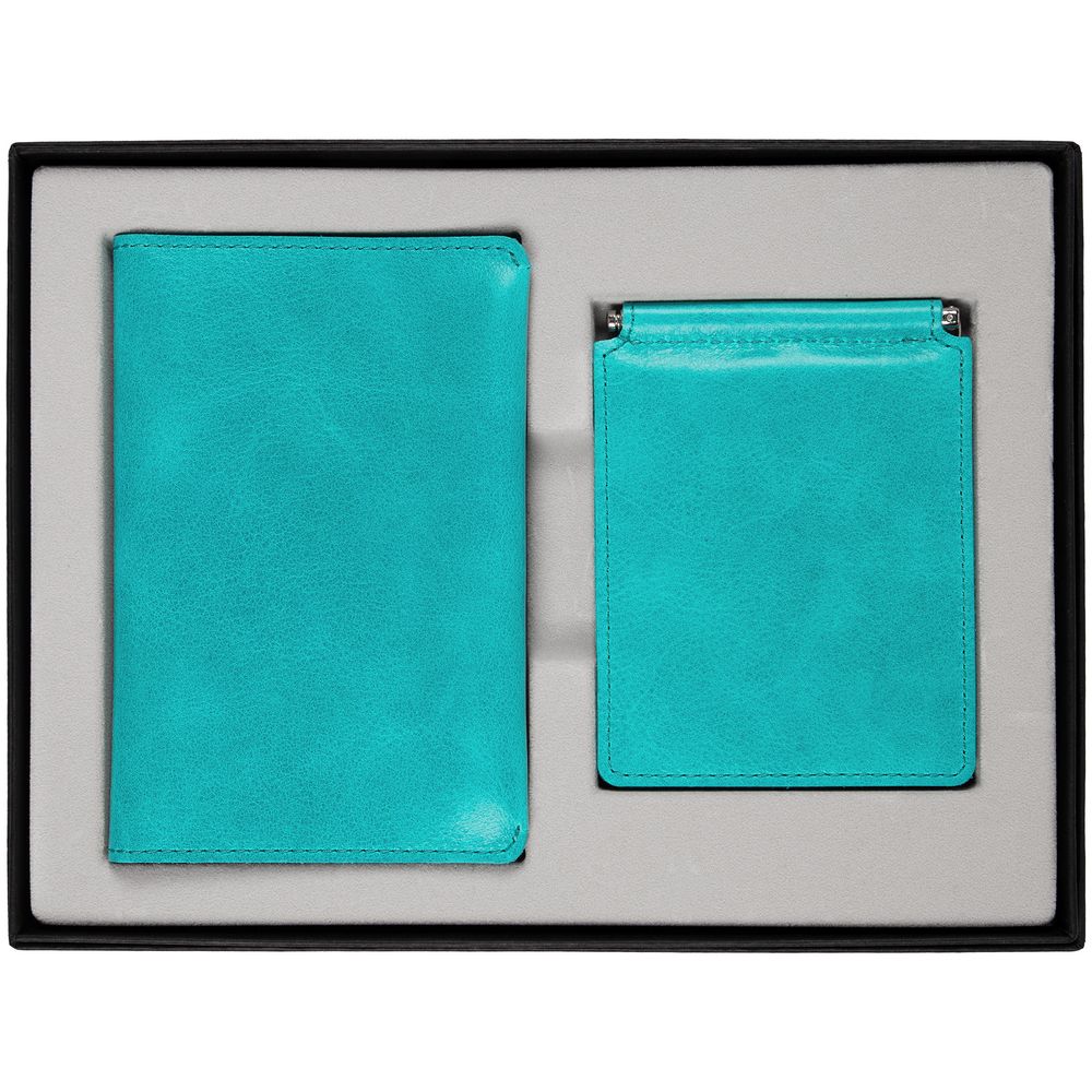 Набор Apache Billfold, бирюзовый-2