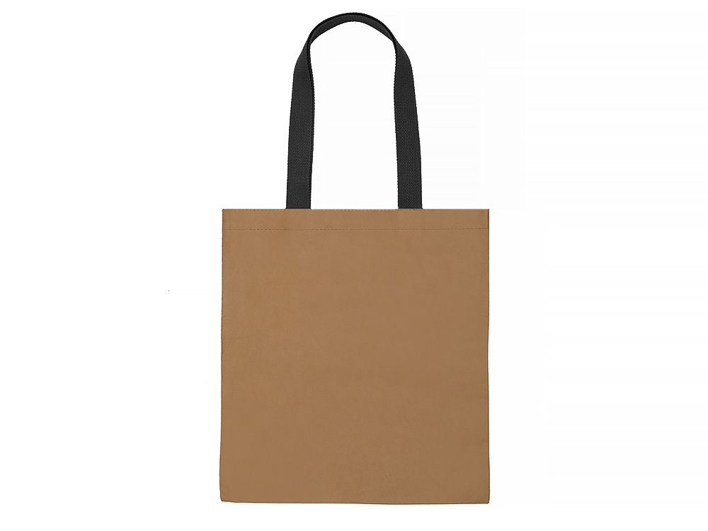 Сумка-шоппер Papyrus из моющейся крафт-бумаги, натуральный/черный-3