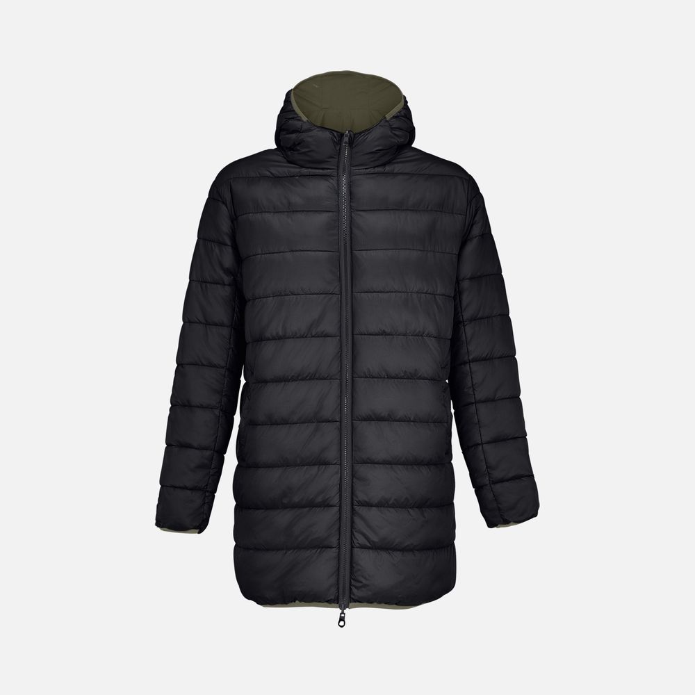 Куртка-парка унисекс Reverse, темный хаки-3