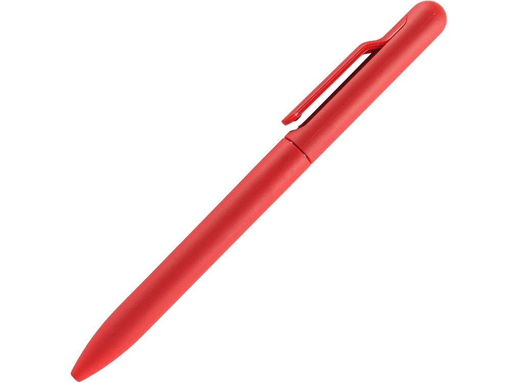 Ручка пластиковая шариковая FAMILY SOFIA, soft touch (Красный)-0